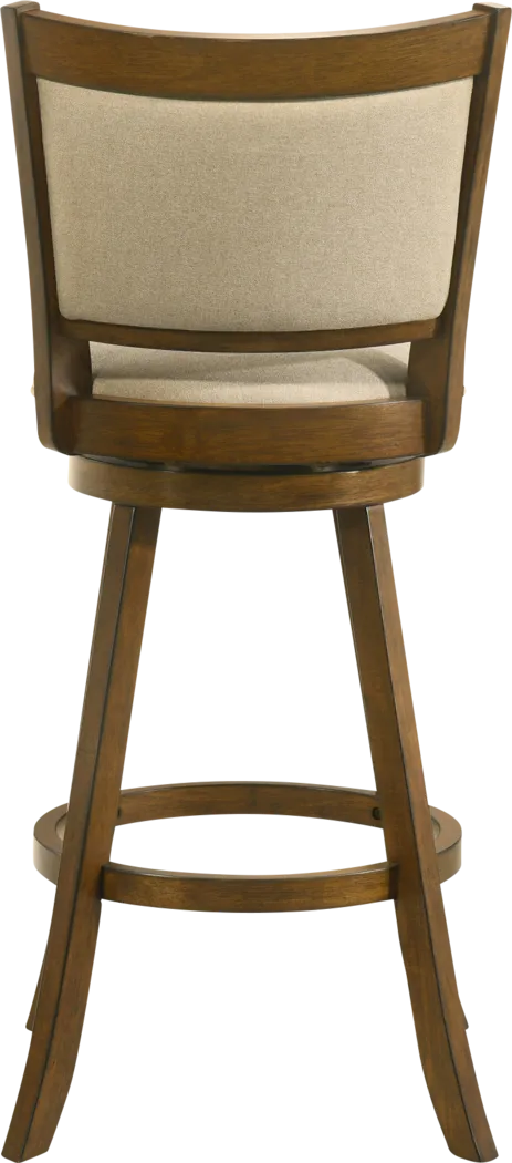 Moonworth Beige Swivel Barstool - Thumbnail - Image 6
