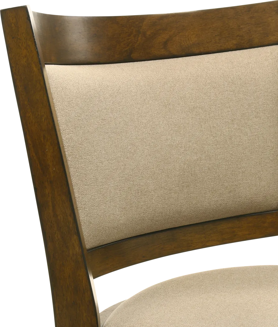 Moonworth Beige Swivel Counter Height Stool - Thumbnail - Image 6