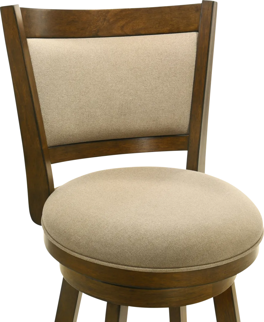 Moonworth Beige Swivel Counter Height Stool - Thumbnail - Image 7