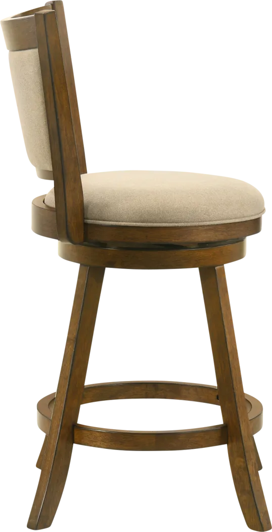 Moonworth Beige Swivel Counter Height Stool - Thumbnail - Image 8