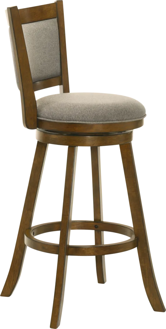 Moonworth Gray Swivel Barstool - Thumbnail - Image 3