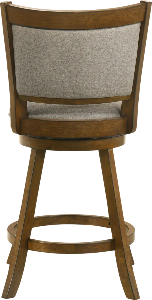 Moonworth Gray Swivel Counter Height Stool - Thumbnail - Image 4