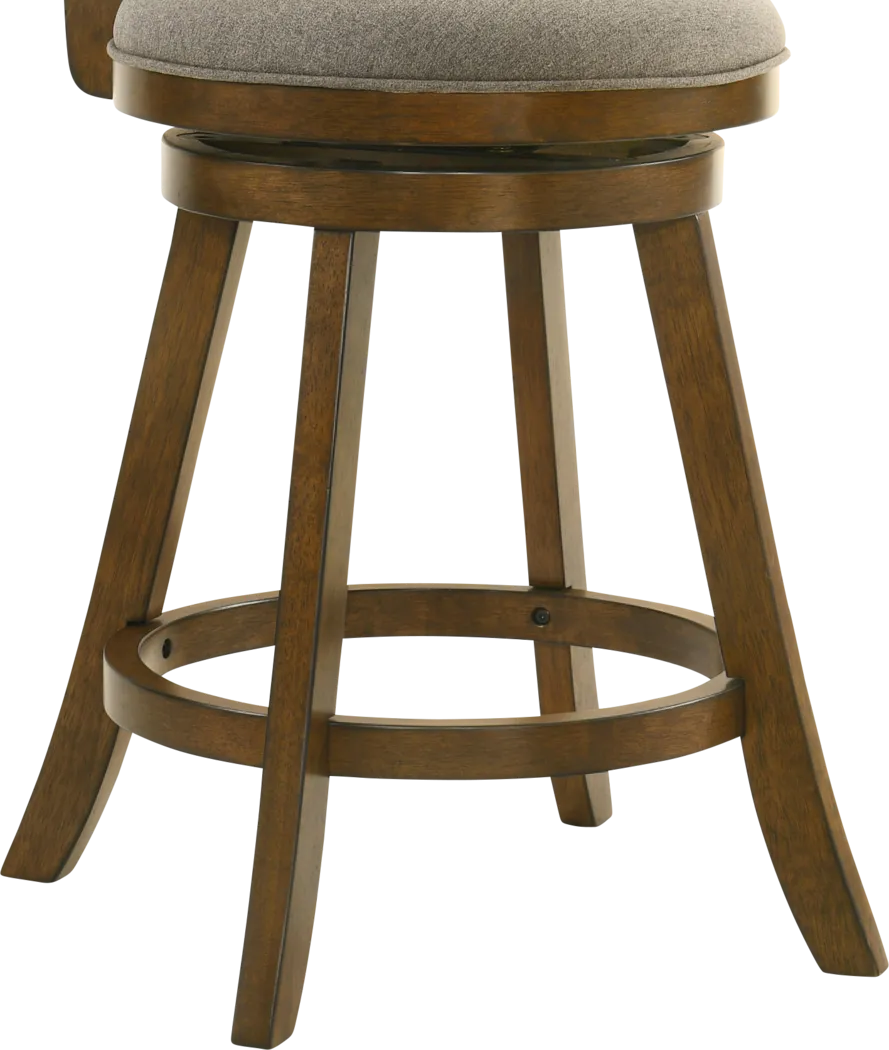 Moonworth Gray Swivel Counter Height Stool - Thumbnail - Image 10
