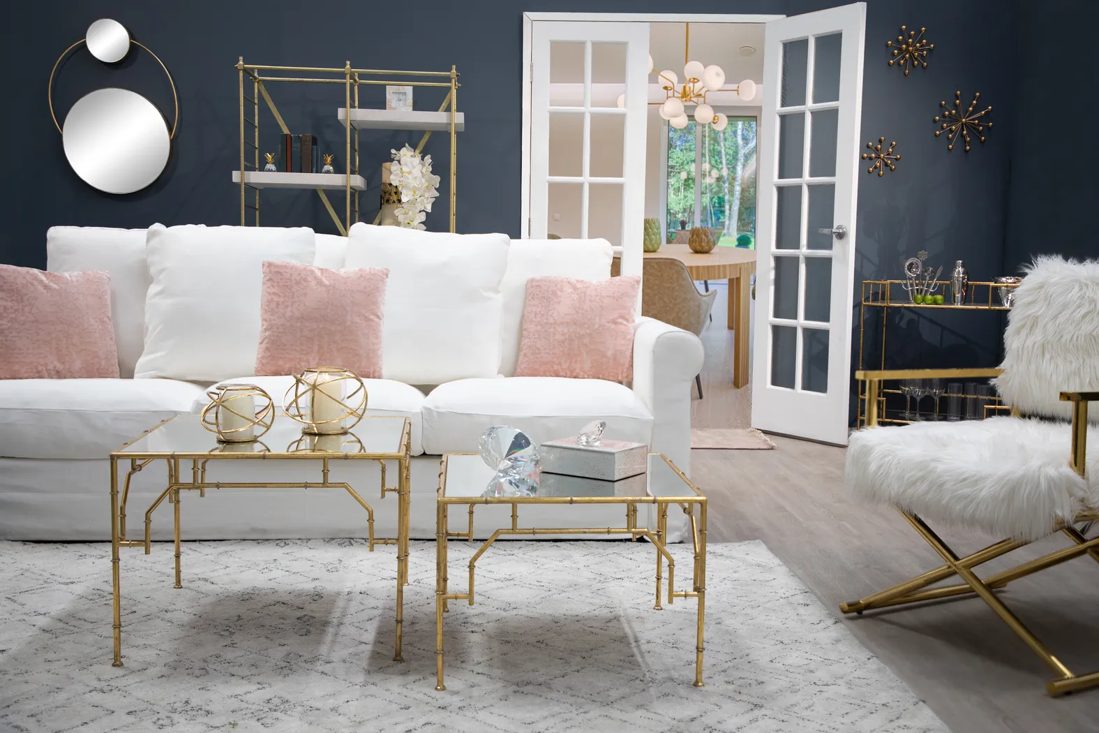 Moorecroft Gold Candle Holder, Set of 2 - Thumbnail - Image 2