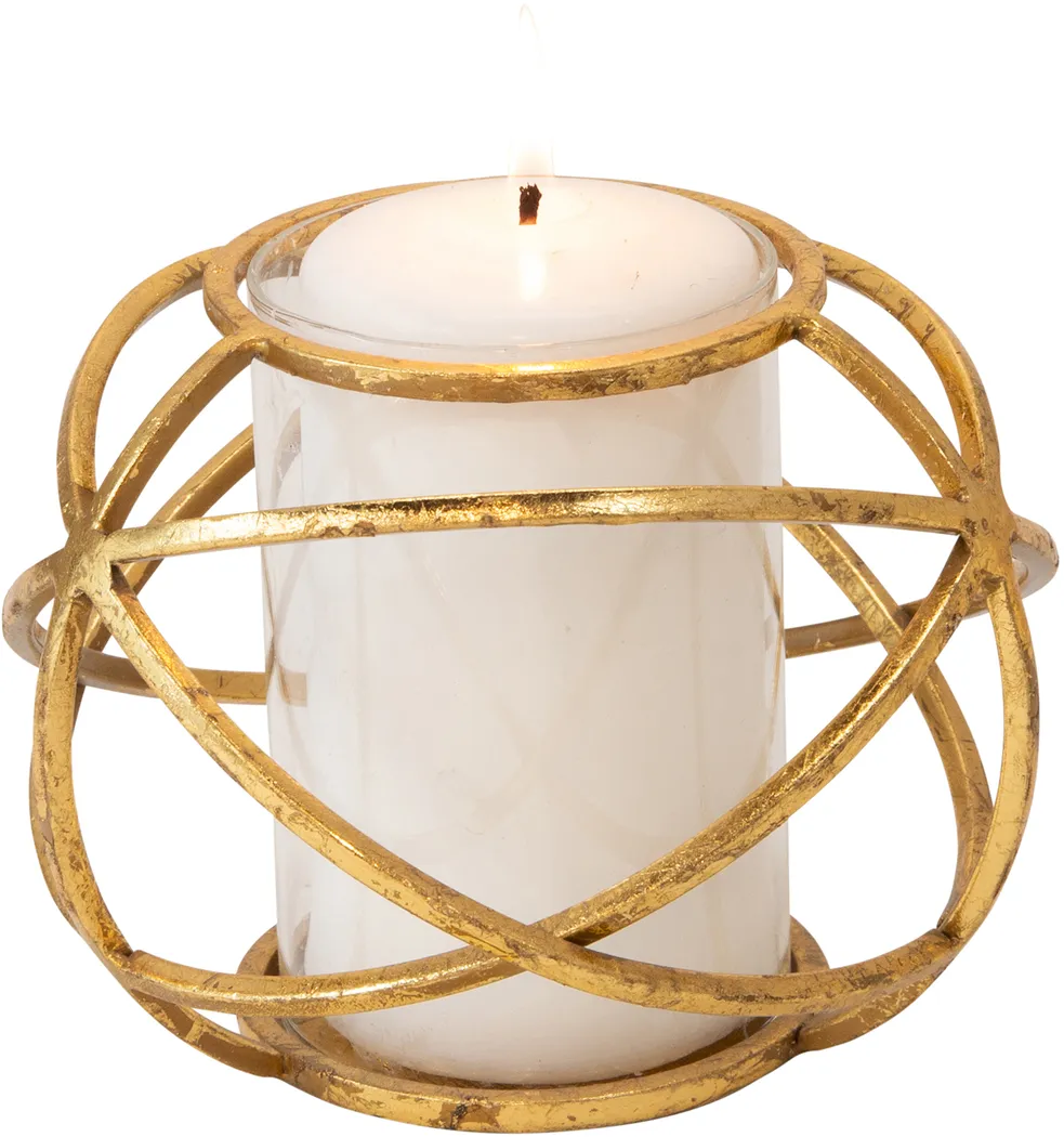 Moorecroft Gold Candle Holder, Set of 2 - Thumbnail - Image 4