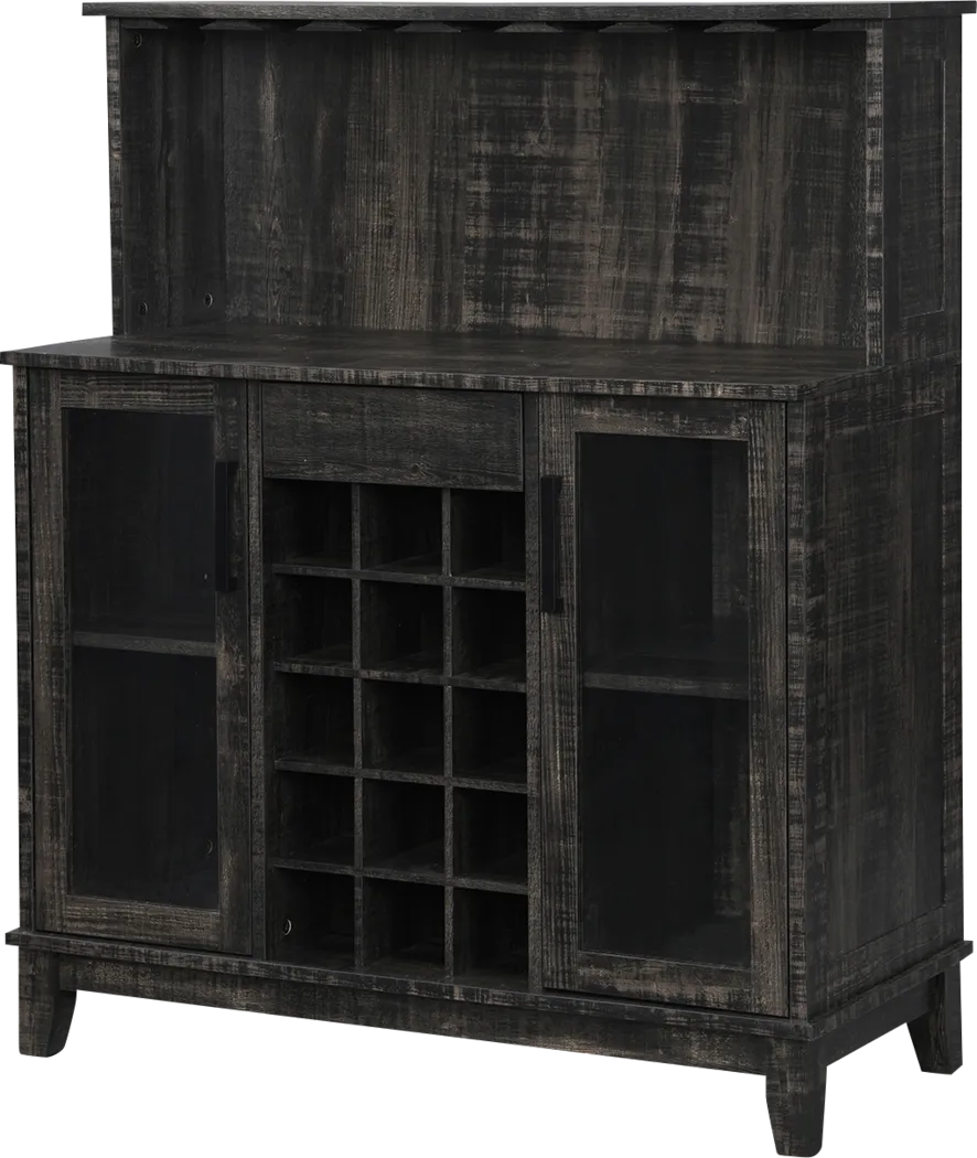 Moorman Charcoal Bar Cabinet - Thumbnail - Image 2