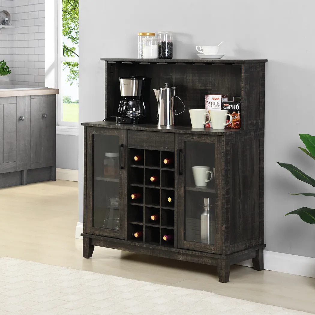 Moorman Charcoal Bar Cabinet - Thumbnail - Image 6
