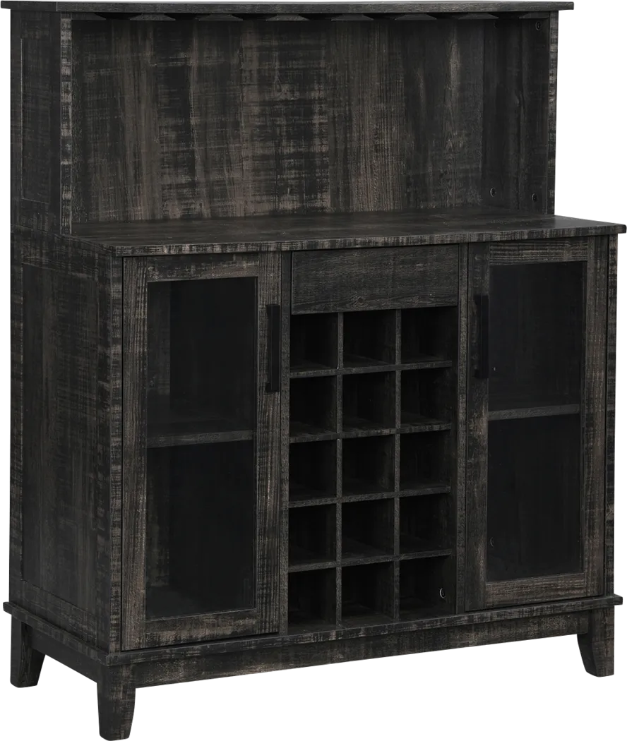 Moorman Charcoal Bar Cabinet - Thumbnail - Image 1
