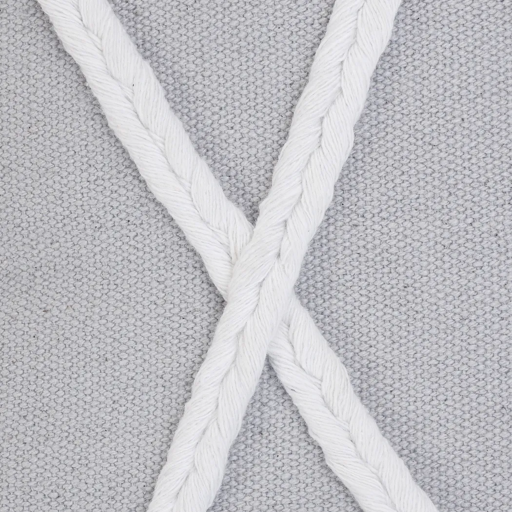Moosha Gray Pillow, Set of 2 - Thumbnail - Image 3