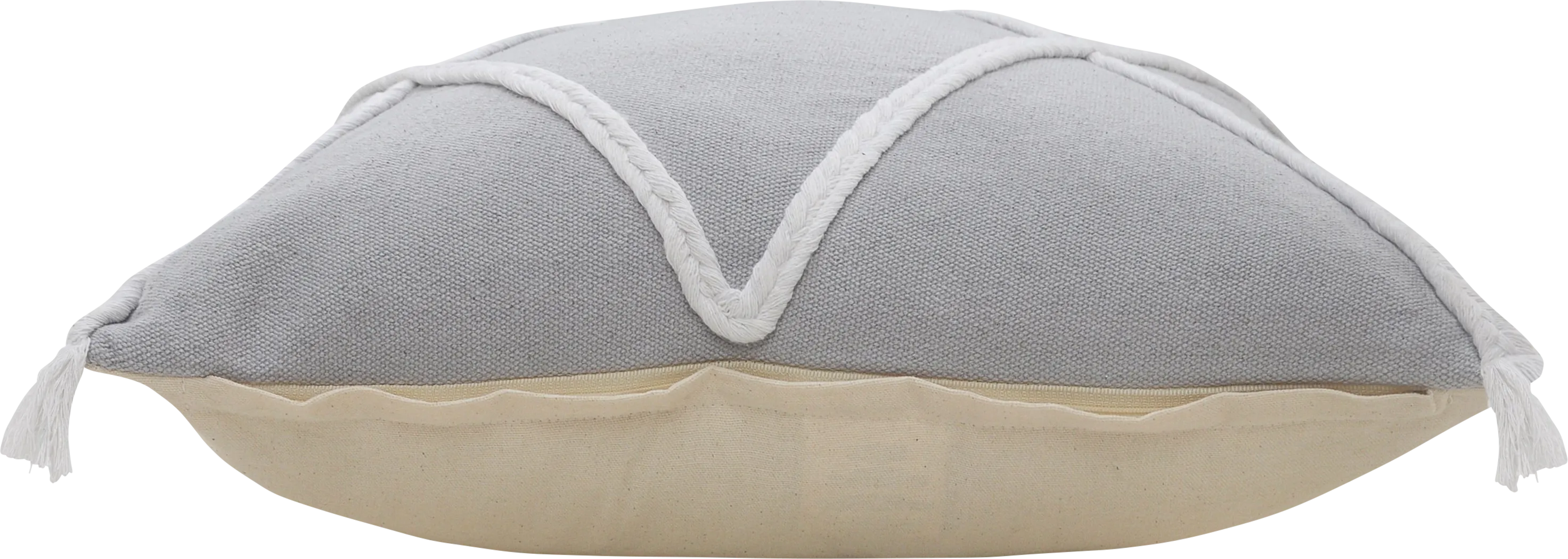 Moosha Gray Pillow, Set of 2 - Thumbnail - Image 7