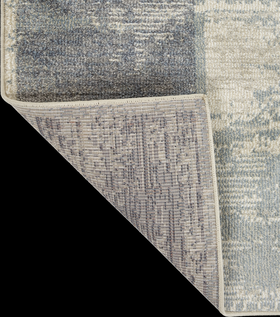 Mooton Blue 5'3 x 7'6 Rug - Thumbnail - Image 3