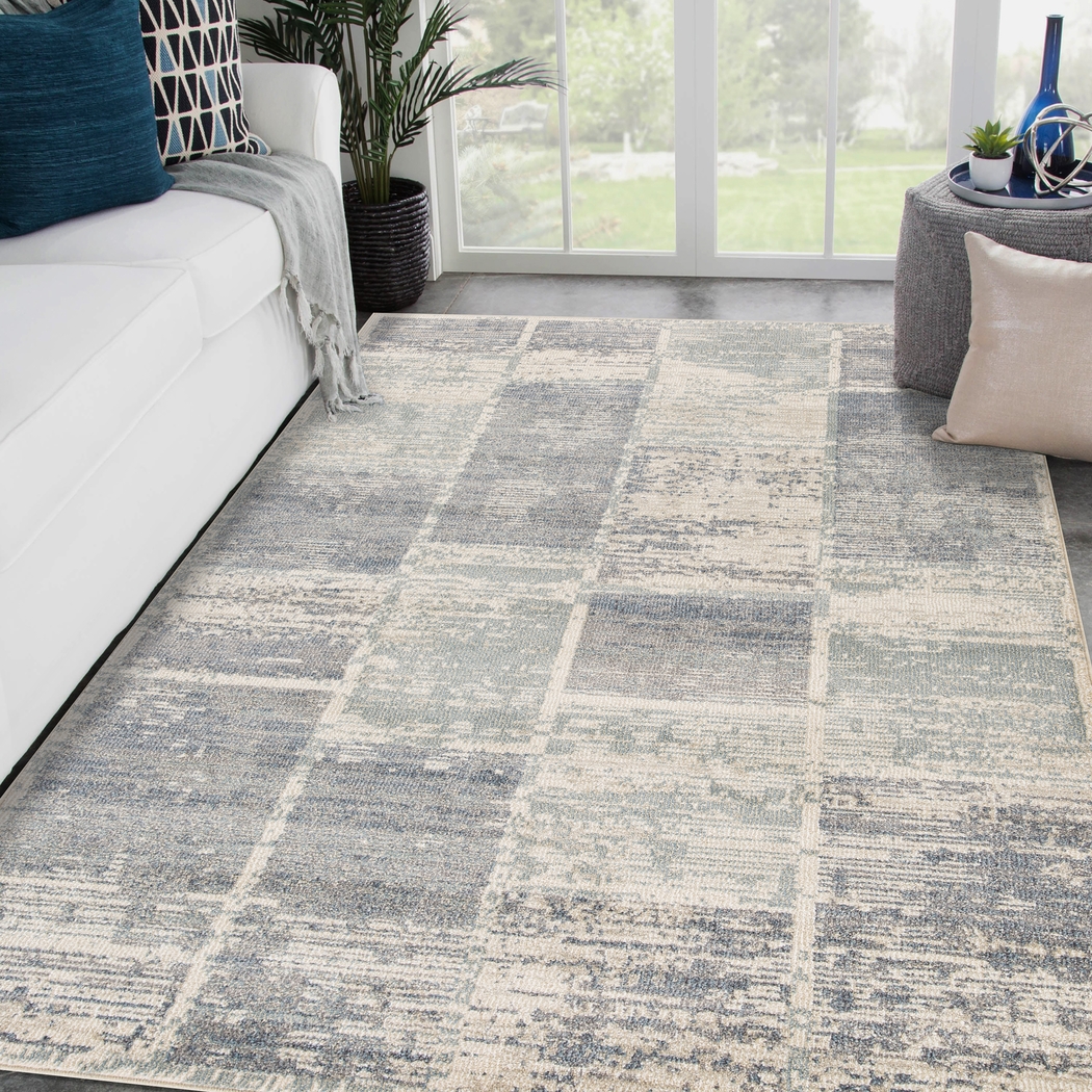 Mooton Blue 7'10 x 10'2 Rug - Thumbnail - Image 2