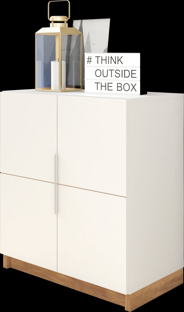 Moraga White Accent Cabinet - Thumbnail - Image 3