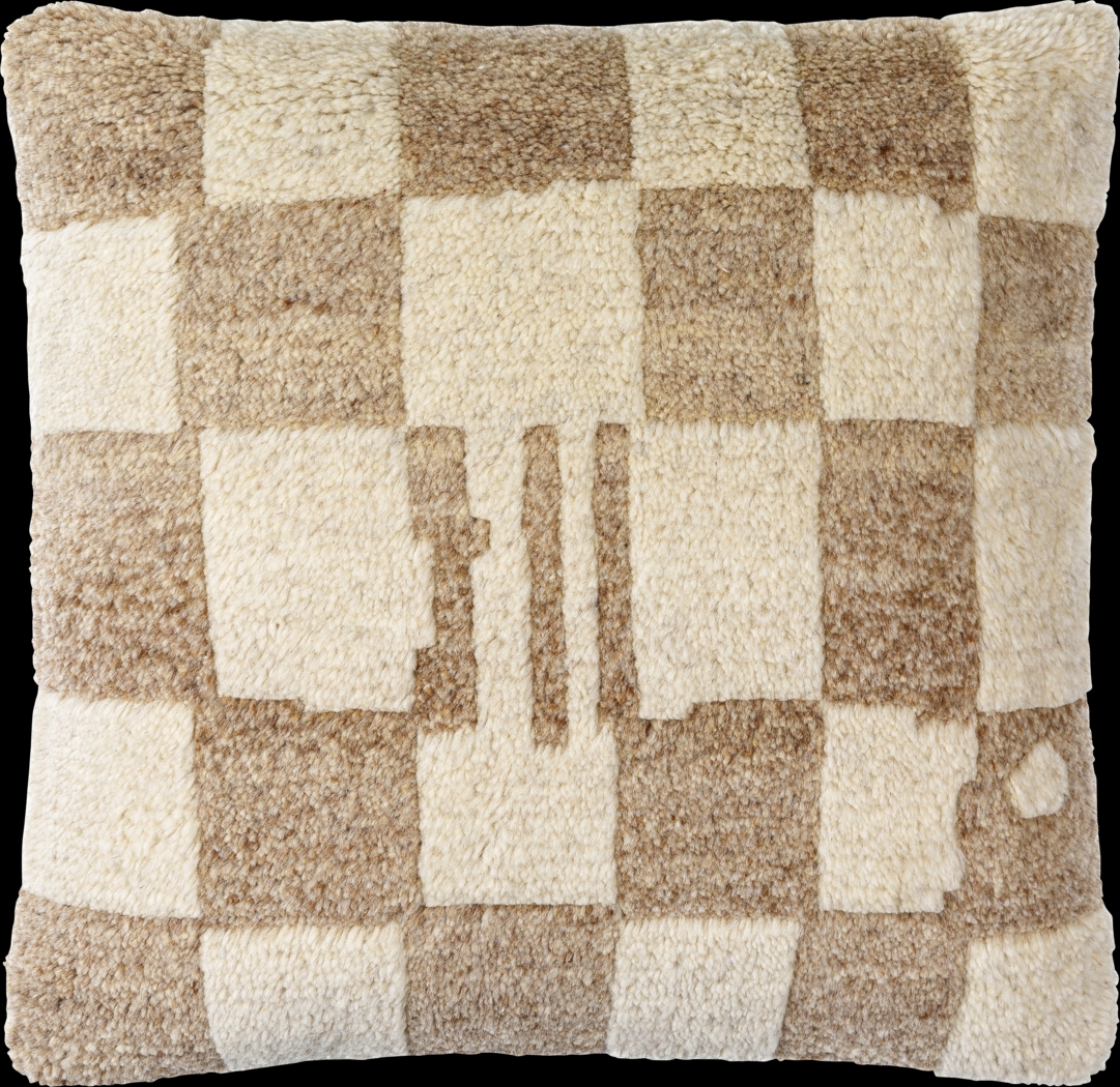 Morcos Tan Accent Pillow - Thumbnail - Image 1