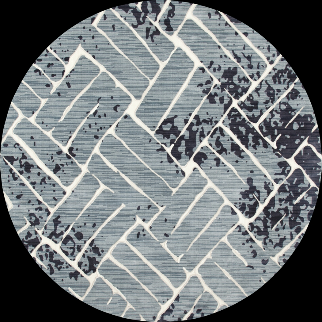 Mordred Blue 5'3 x 7'6 Rug - Thumbnail - Image 3