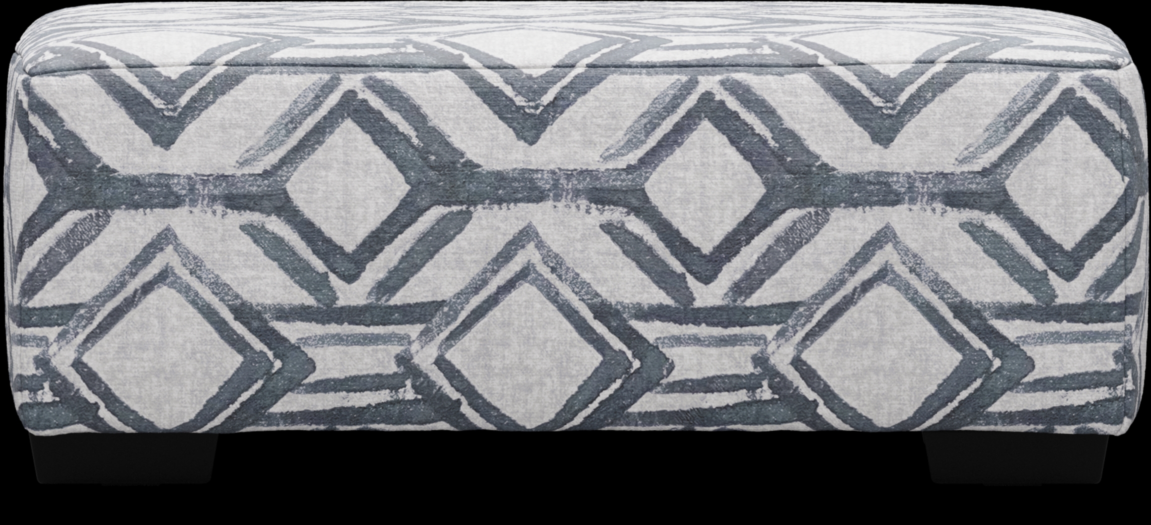 Moreau Street Black Cocktail Ottoman - Thumbnail - Image 2