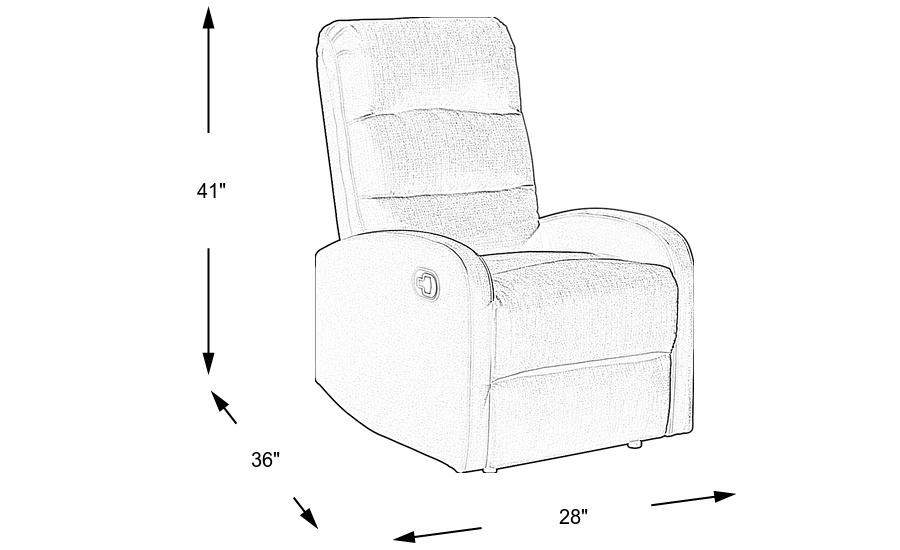 Dimension Image. Please refer to the Dimension Tab on this page for dimension details.