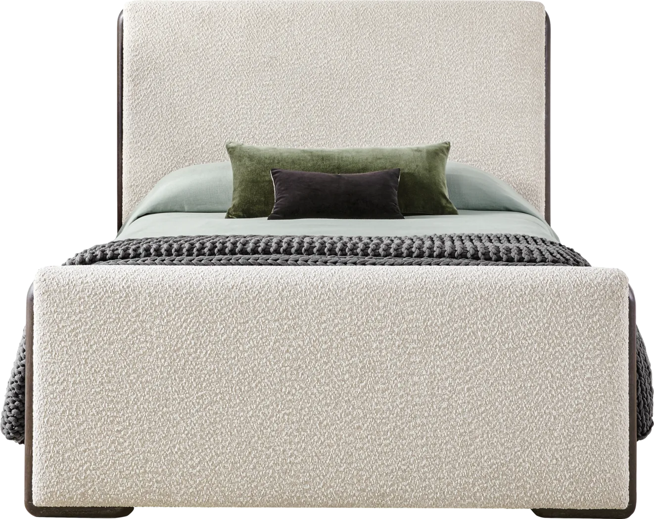 Moreno Brown 5 Pc King Upholstered Bedroom - Thumbnail - Image 2