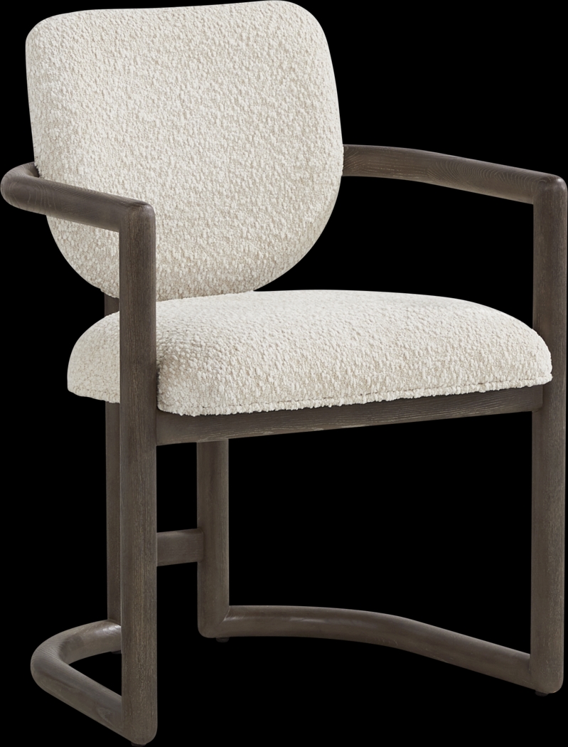 Moreno Brown Upholstered Armchair - Thumbnail - Image 1
