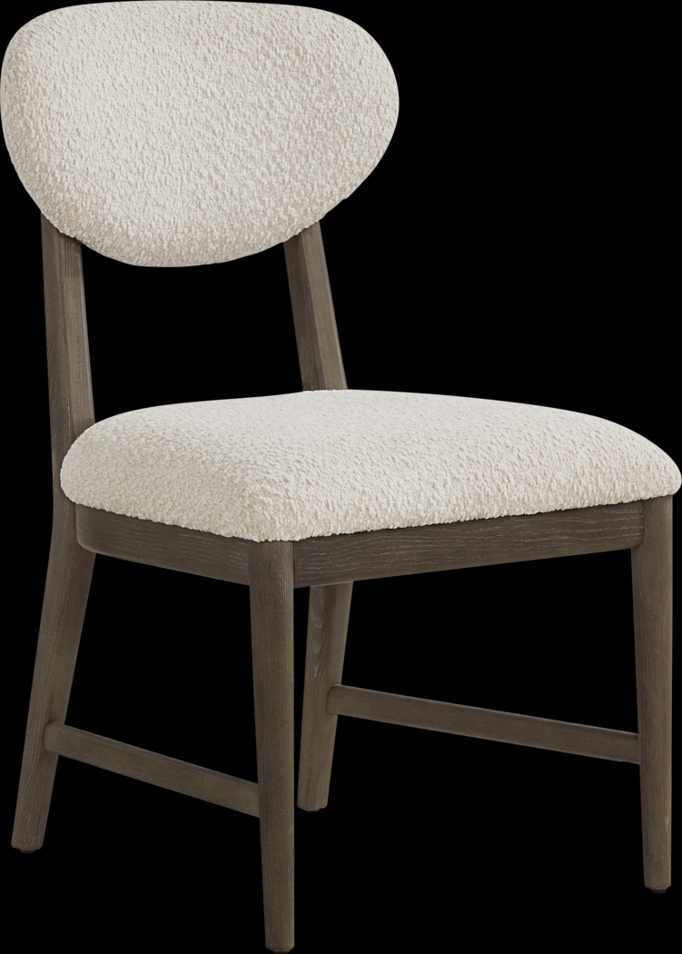Moreno Brown Upholstered Side Chair - Thumbnail - Image 1
