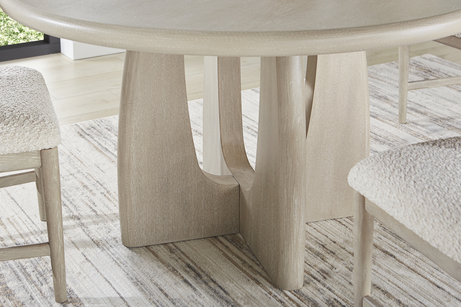 Moreno Stone 5 Pc Round Dining Room - Thumbnail - Image 4