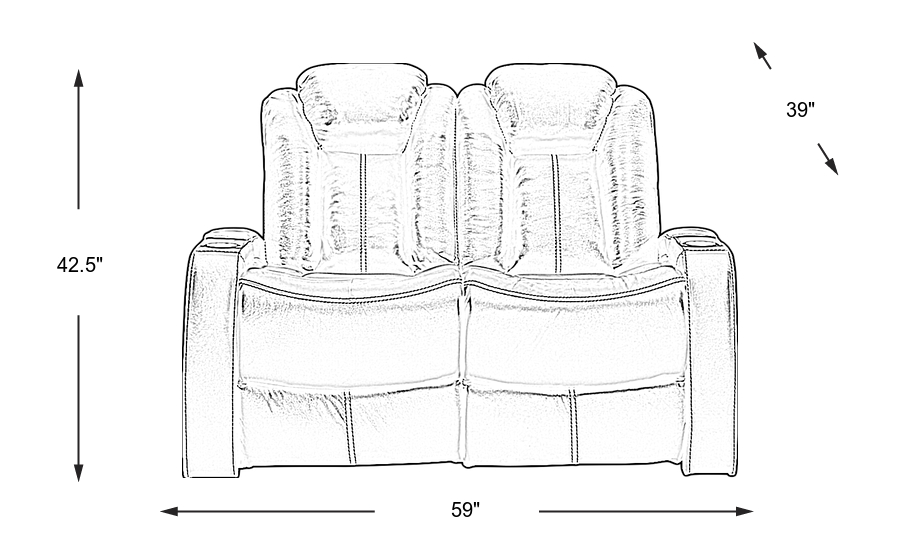 Dimension Image. Please refer to the Dimension Tab on this page for dimension details.