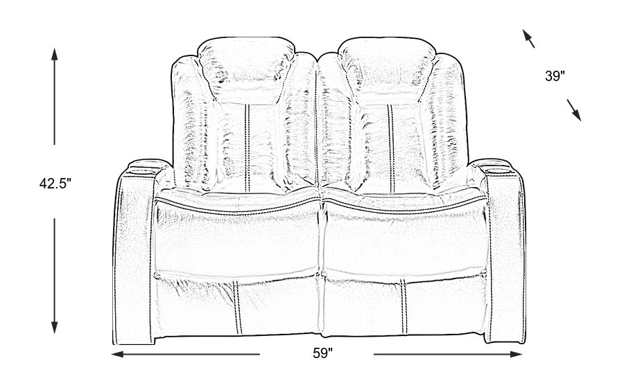 Dimension Image. Please refer to the Dimension Tab on this page for dimension details.