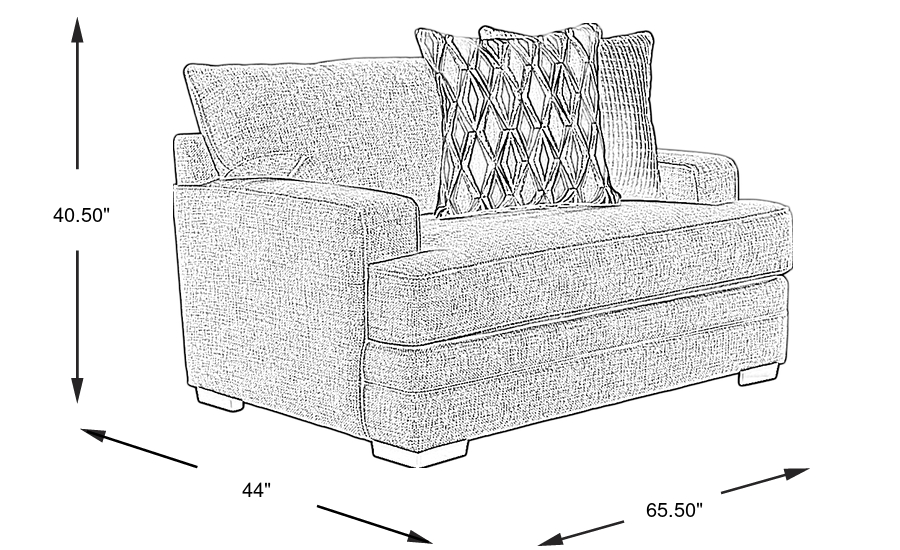 Dimension Image. Please refer to the Dimension Tab on this page for dimension details.