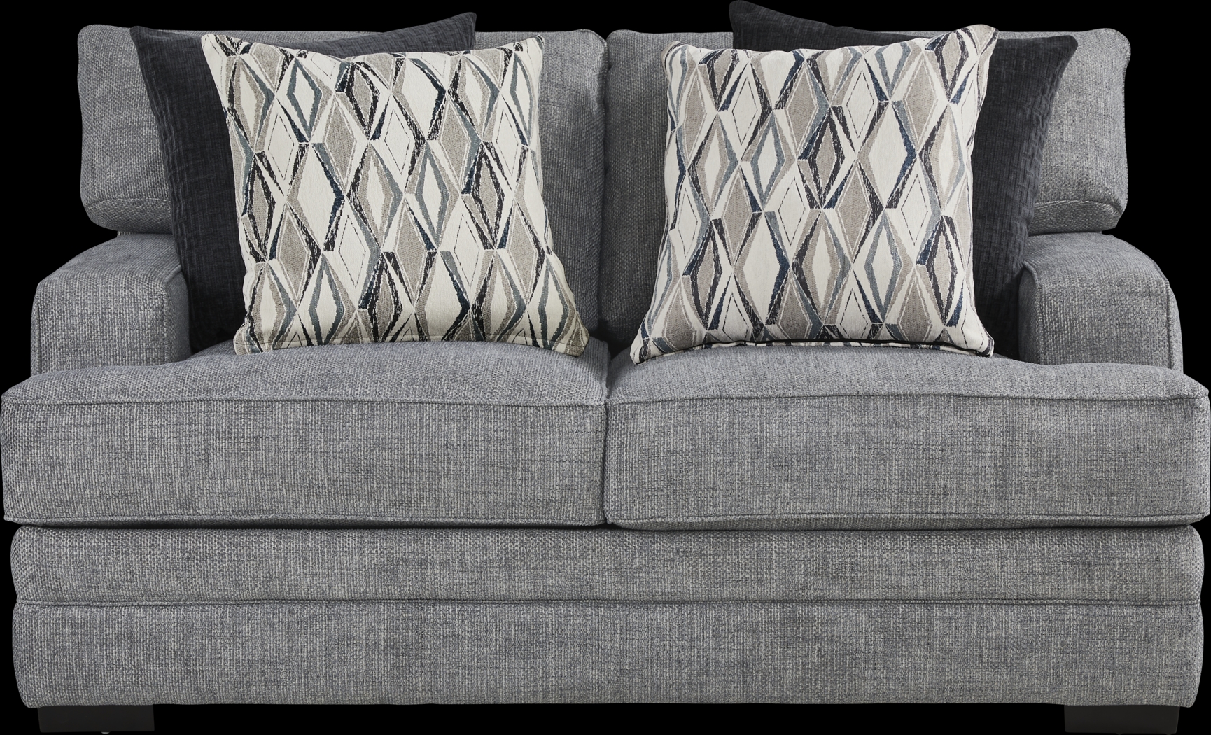 Morgan Falls Blue Loveseat - Thumbnail - Image 1