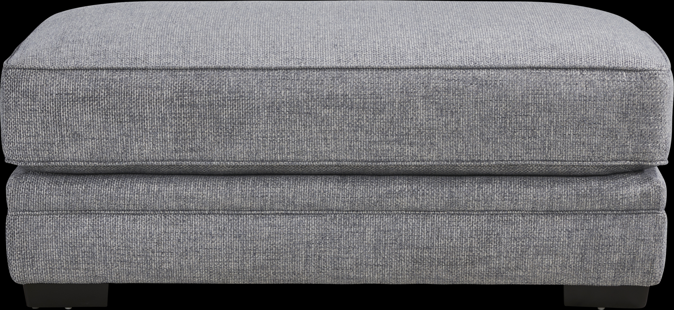 Morgan Falls Blue Ottoman - Thumbnail - Image 1