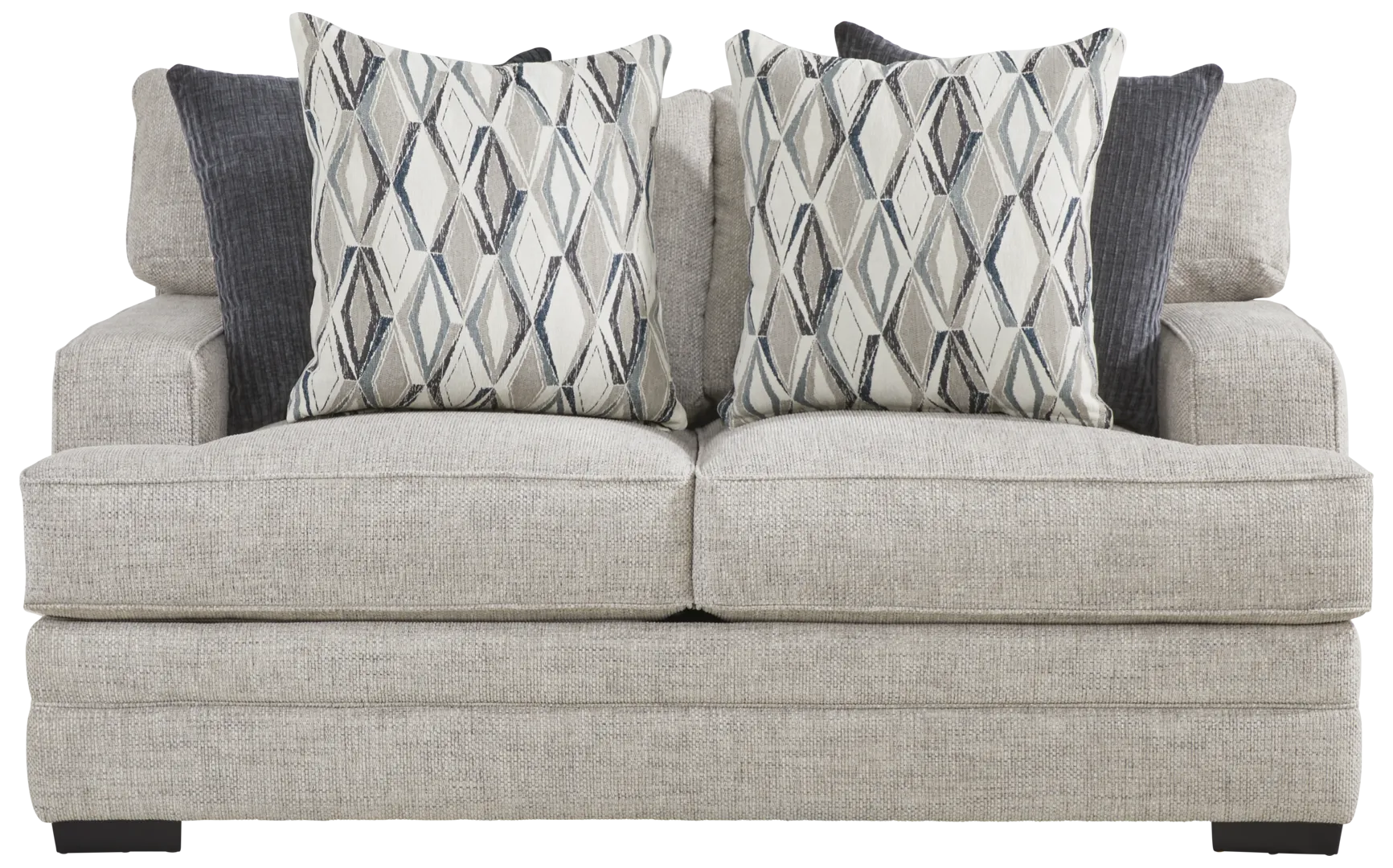 gray loveseat