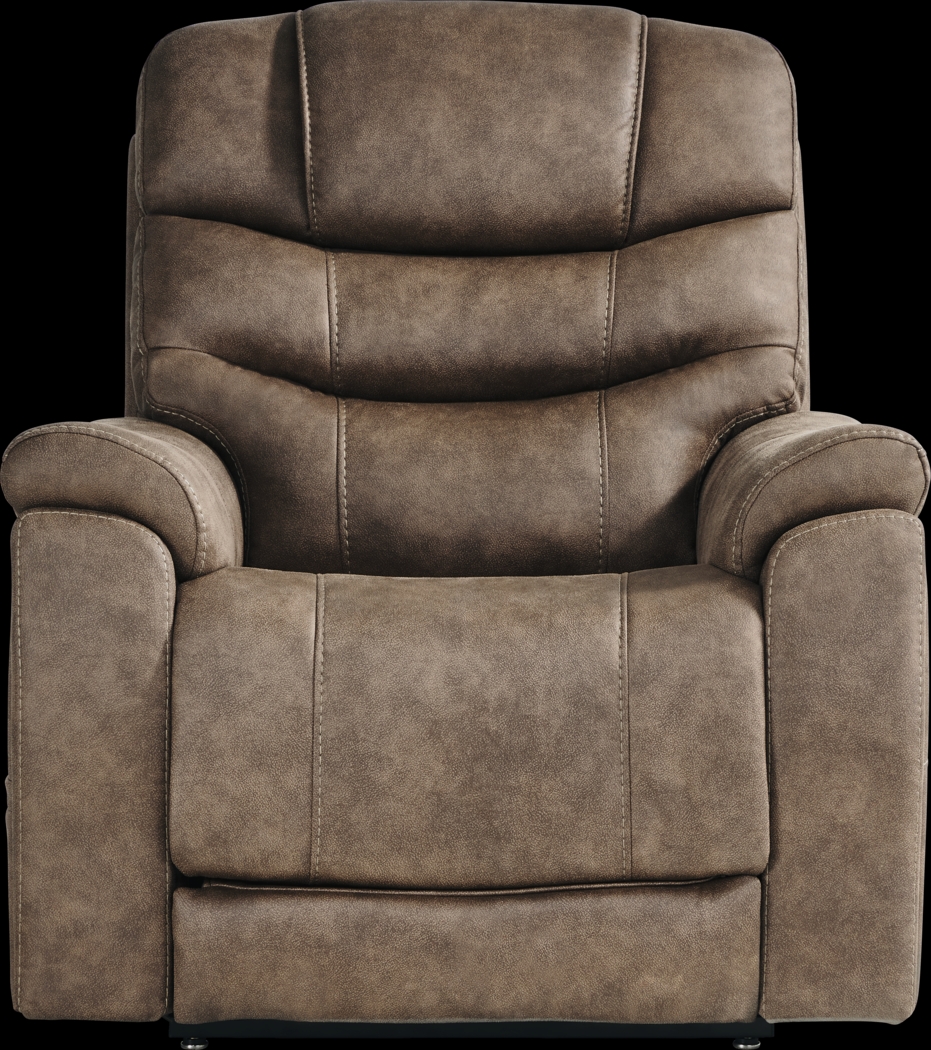 Morgan Hill Brown Triple Power Lift Recliner - Thumbnail - Image 2