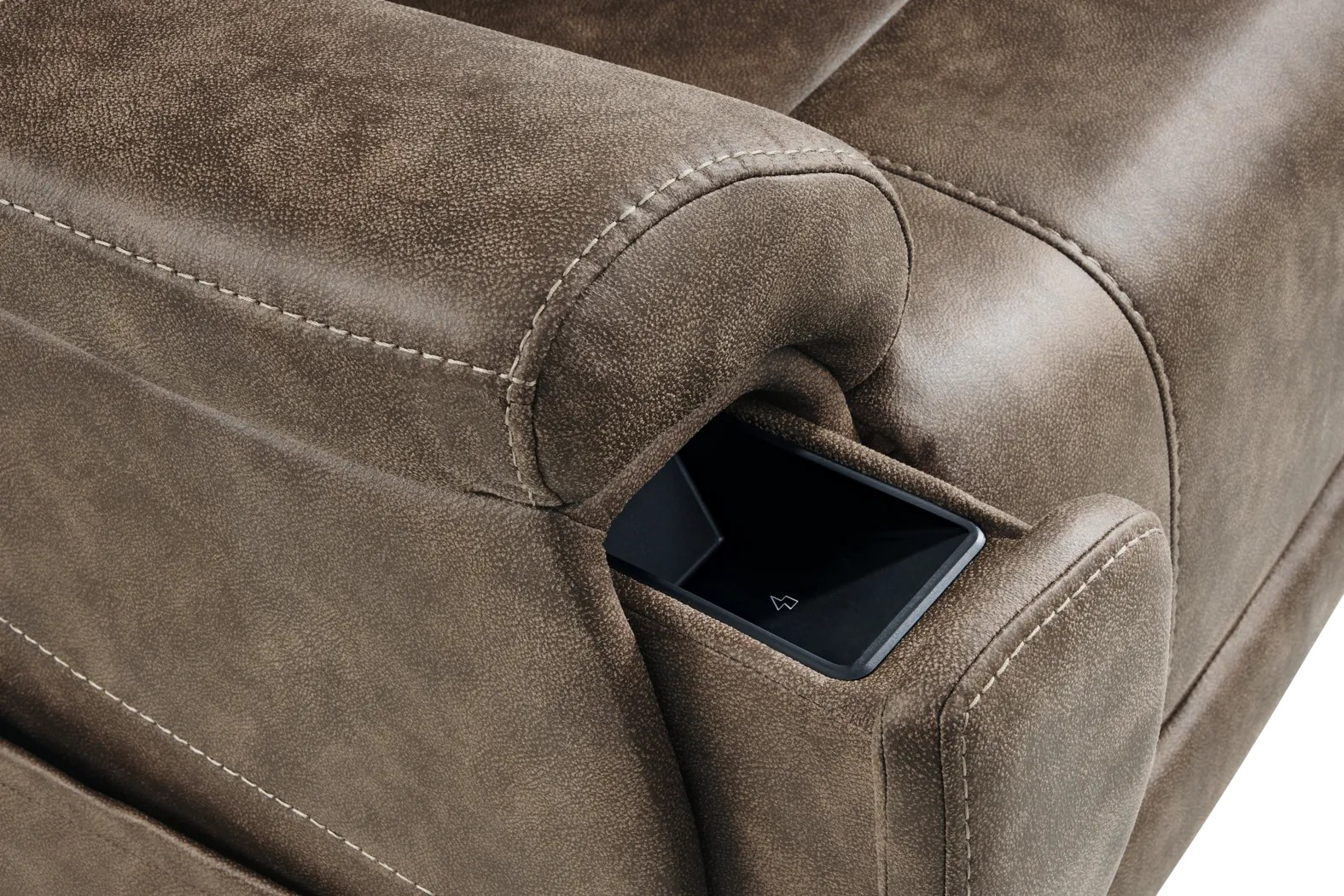 Morgan Hill Brown Triple Power Lift Recliner - Image 7