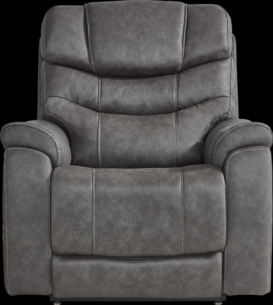 Morgan Hill Gray Triple Power Lift Recliner - Thumbnail - Image 2