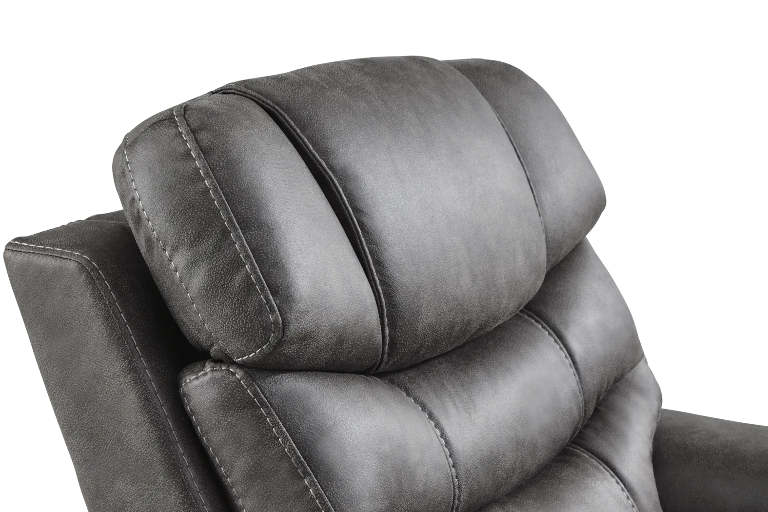 Morgan Hill Gray Triple Power Lift Recliner - Image 5