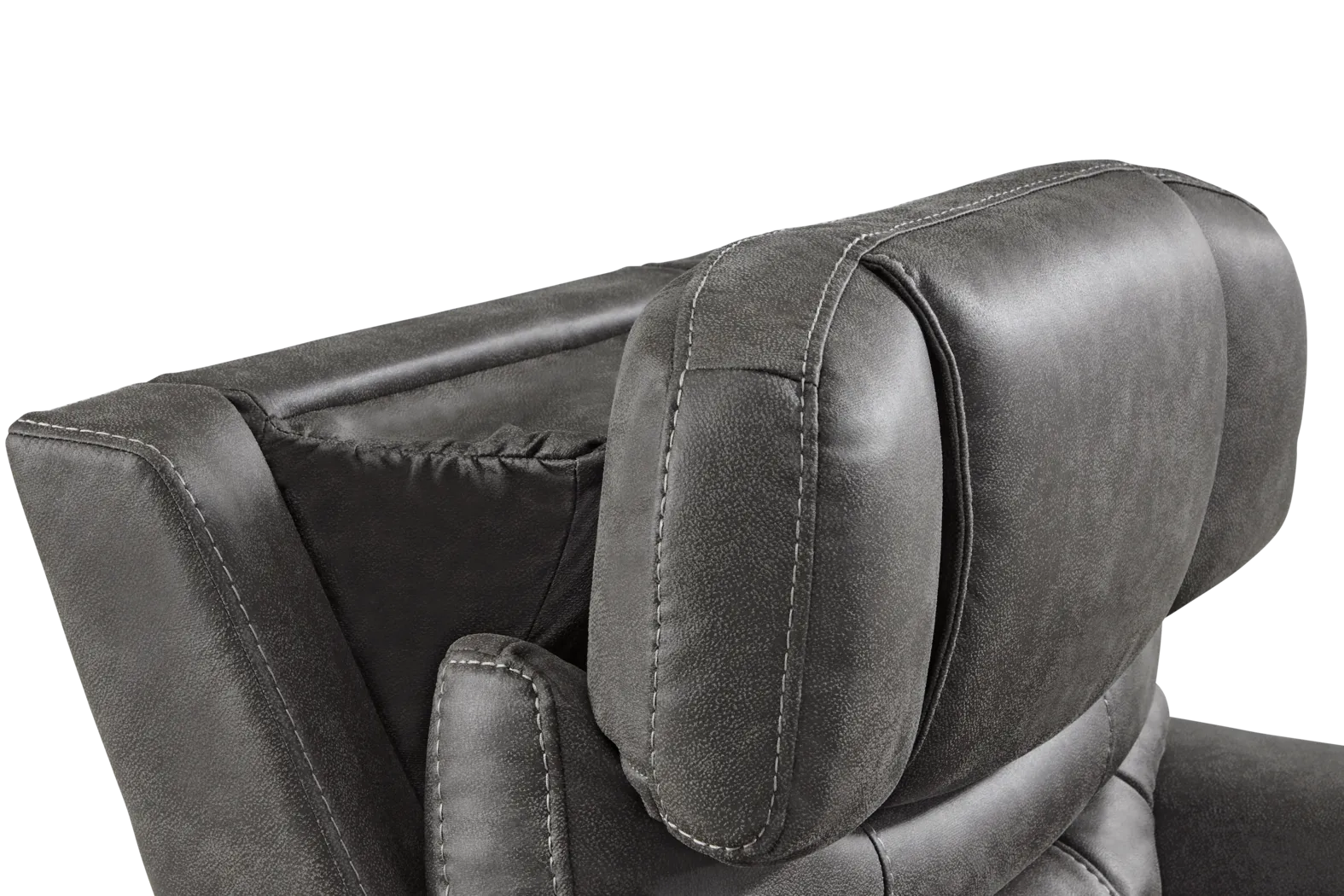 Morgan Hill Gray Triple Power Lift Recliner - Image 6