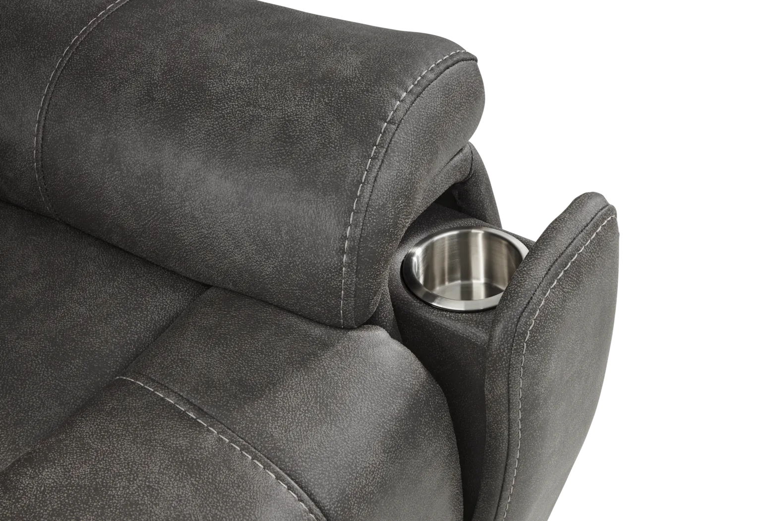 Morgan Hill Gray Triple Power Lift Recliner - Image 8