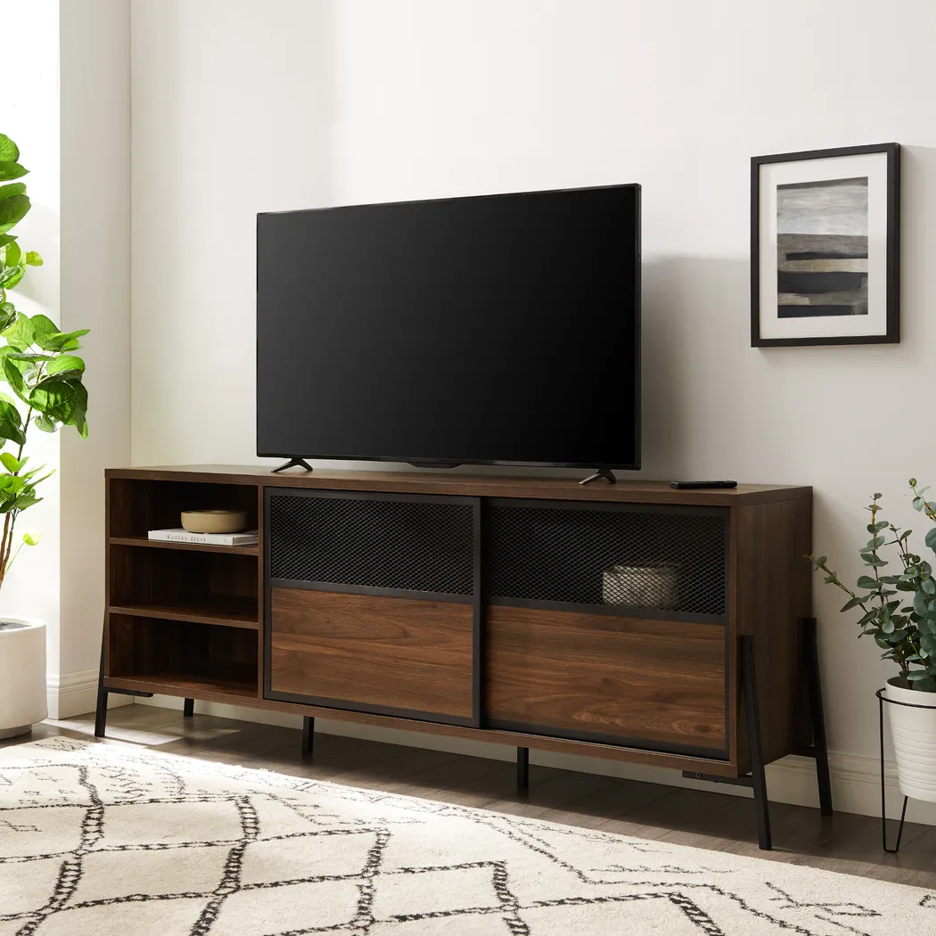 Morganton Walnut 70 in. Console - Image 5
