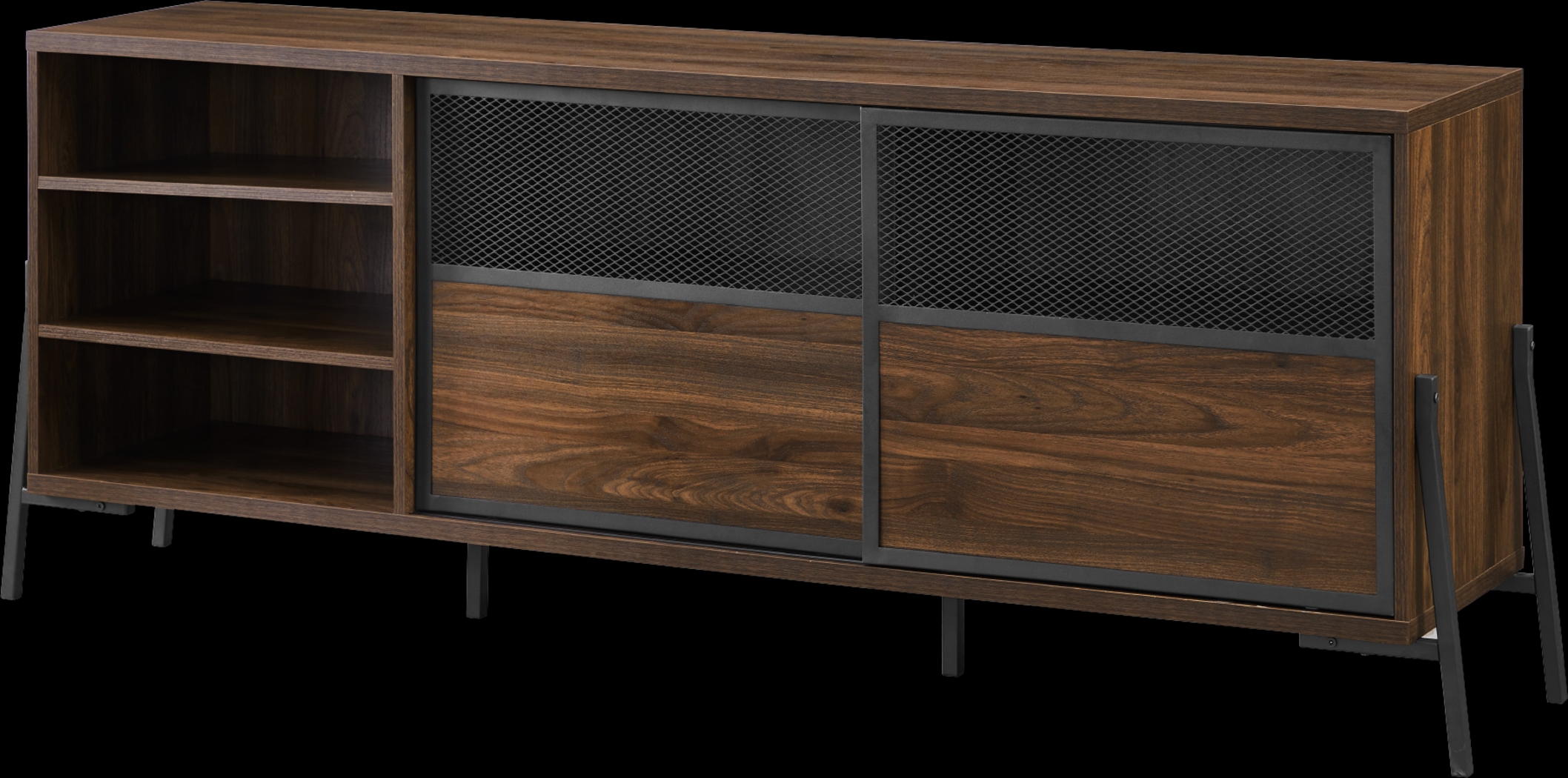 Morganton Walnut 70 in. Console - Thumbnail - Image 1