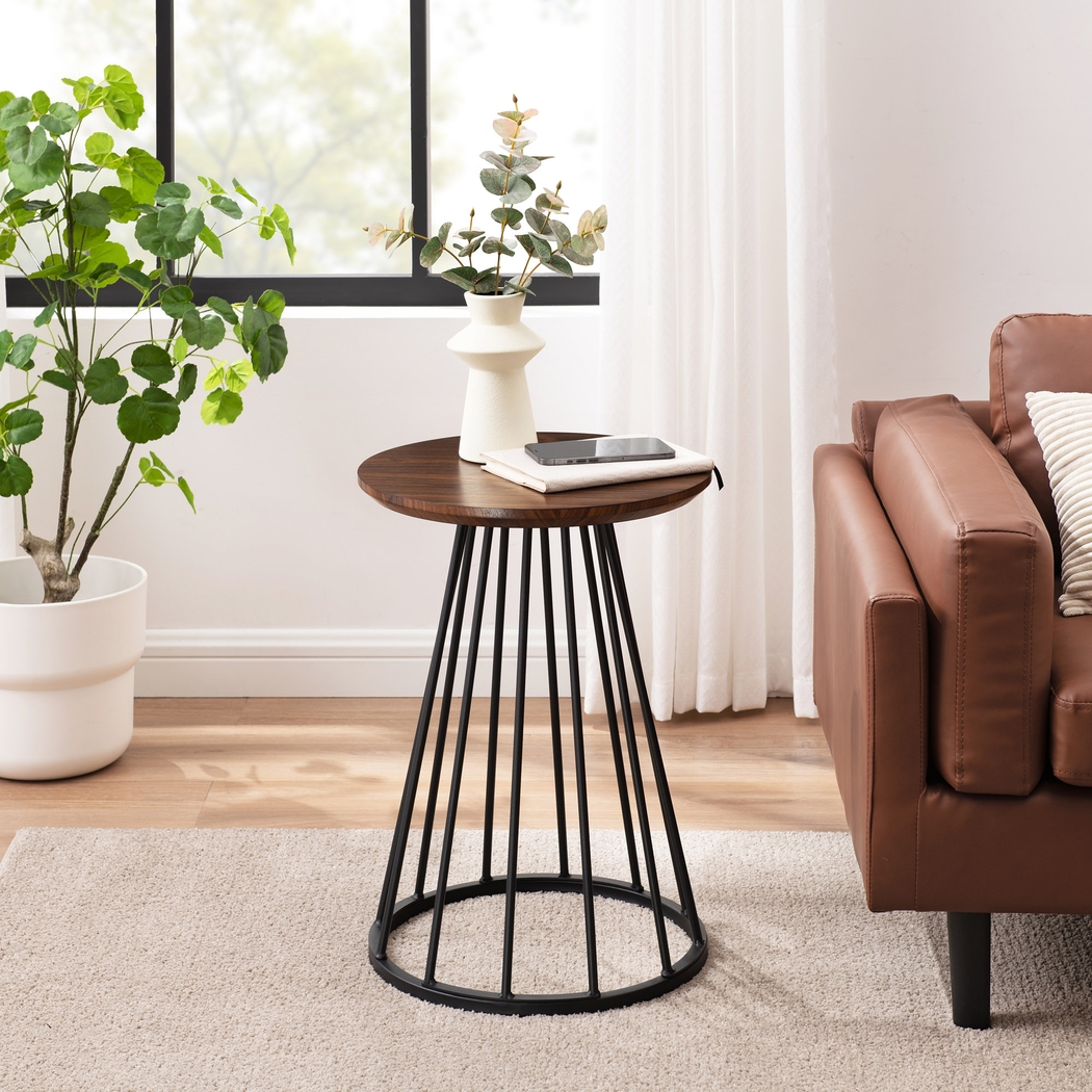 Morgood Walnut End Table - Thumbnail - Image 3