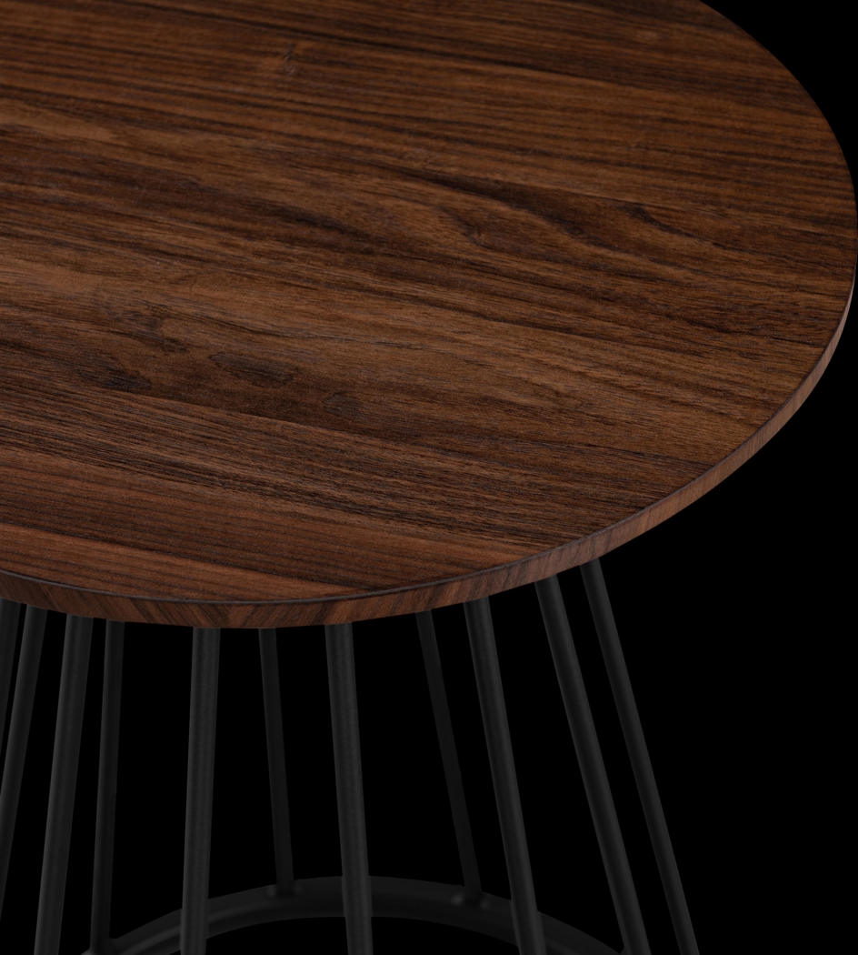 Morgood Walnut End Table - Thumbnail - Image 4