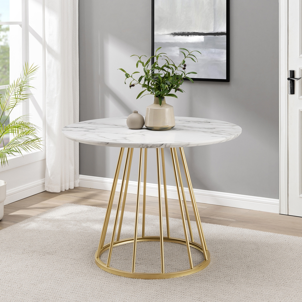 Morgood White Dining Table - Thumbnail - Image 2