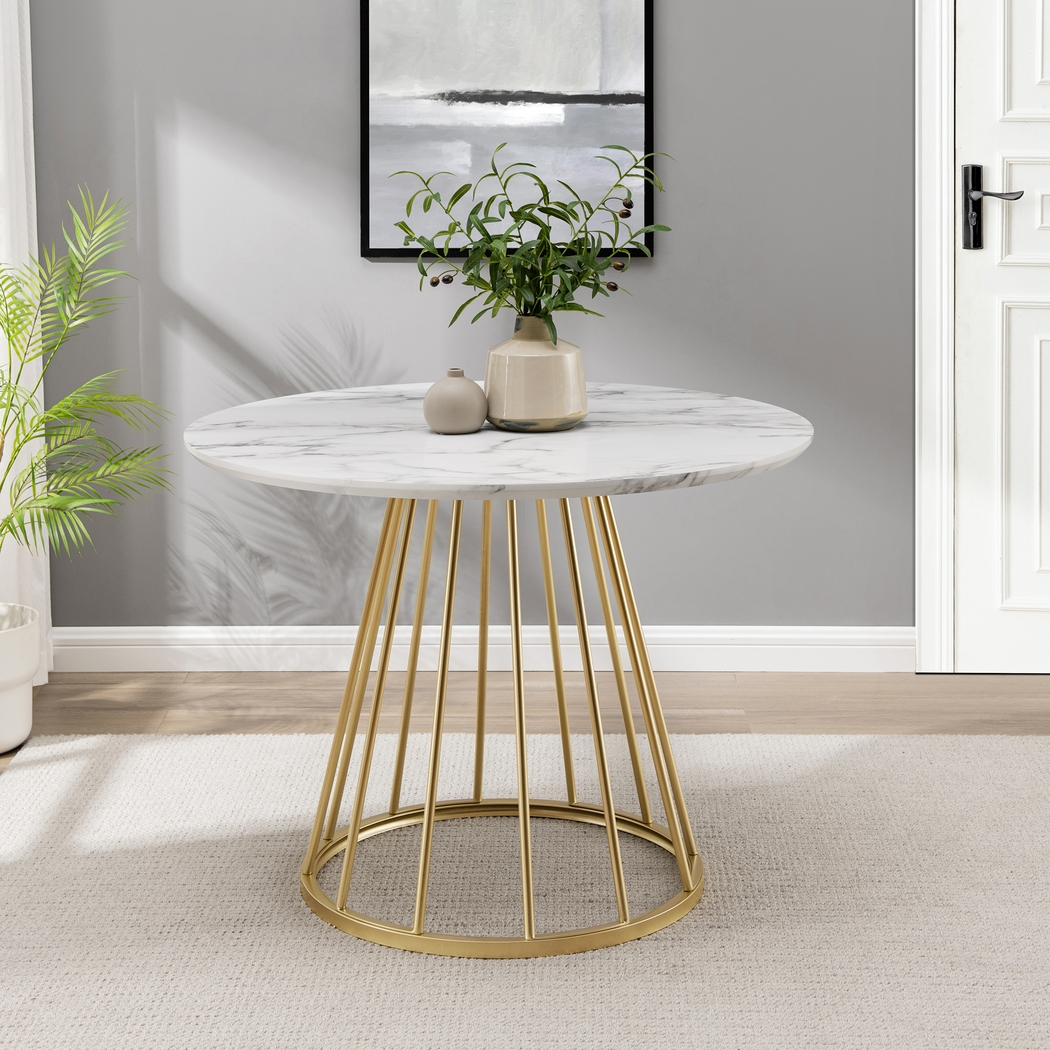 Morgood White Dining Table - Thumbnail - Image 3