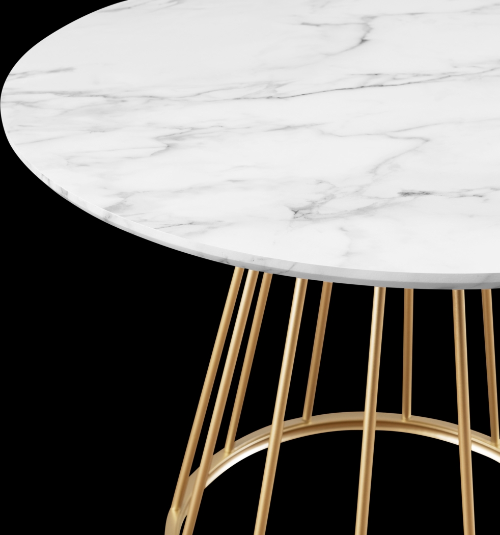 Morgood White Dining Table - Thumbnail - Image 4