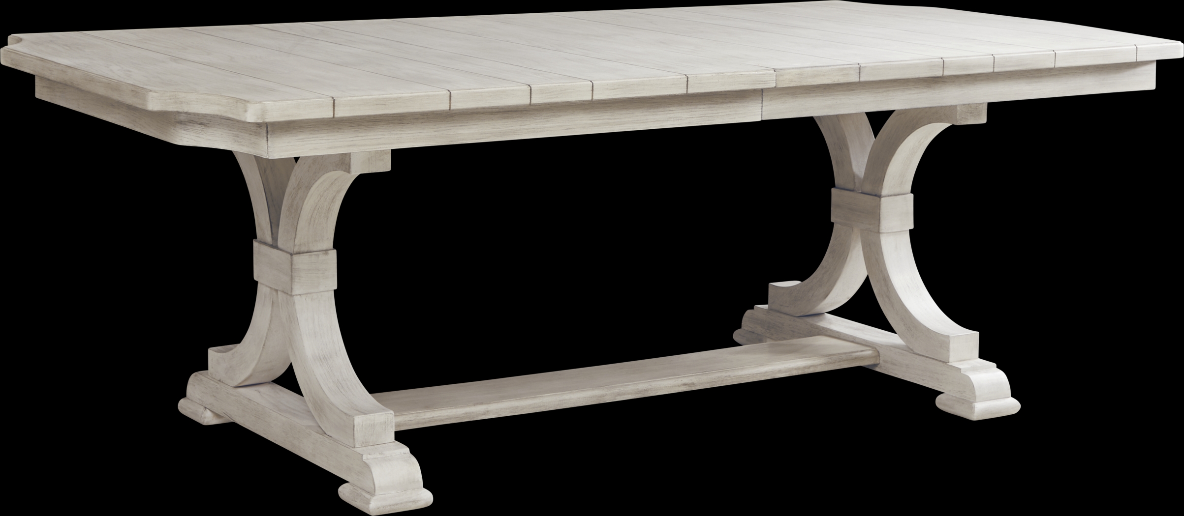 Morlan Road White Rectangle Dining Table - Thumbnail - Image 1
