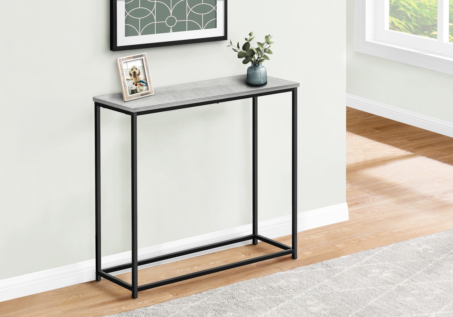 Mornay Gray Sofa Table - Thumbnail - Image 2