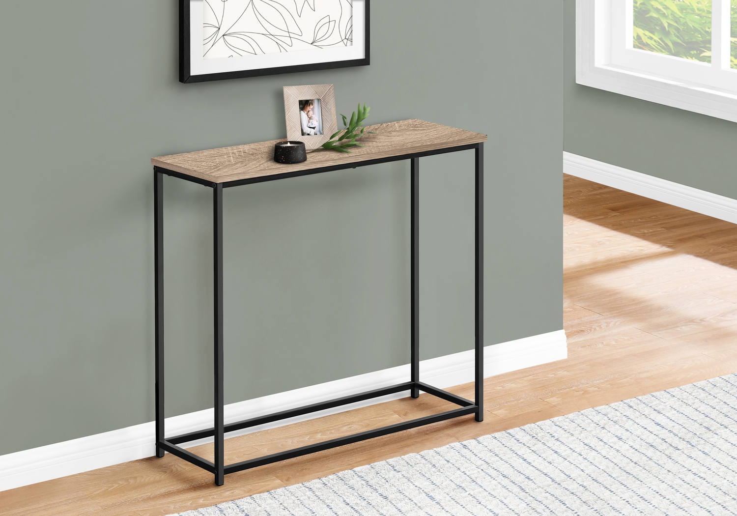 Mornay Taupe Sofa Table - Thumbnail - Image 2