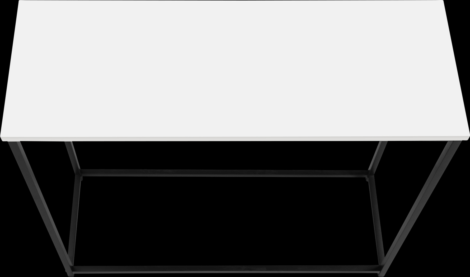 Mornay White Sofa Table - Thumbnail - Image 5