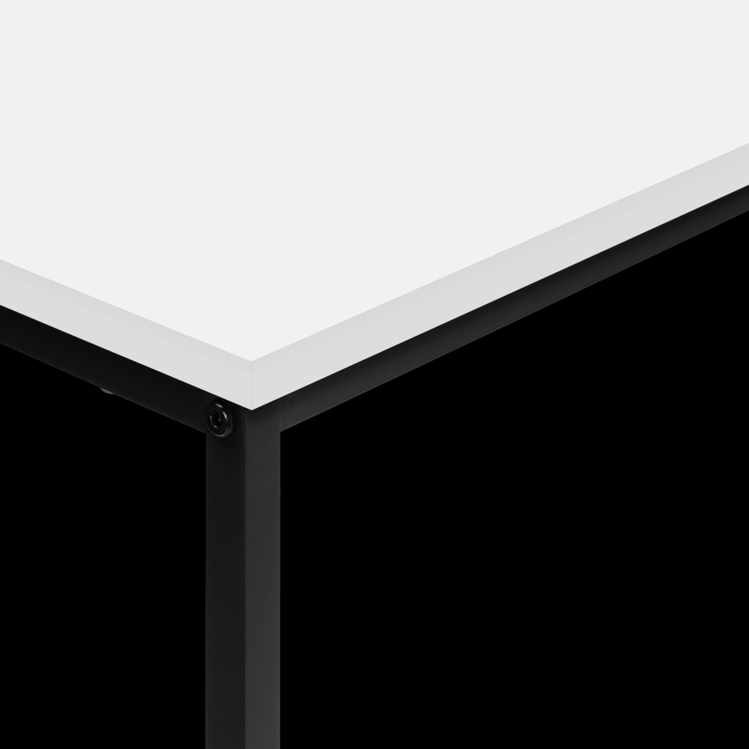 Mornay White Sofa Table - Thumbnail - Image 6