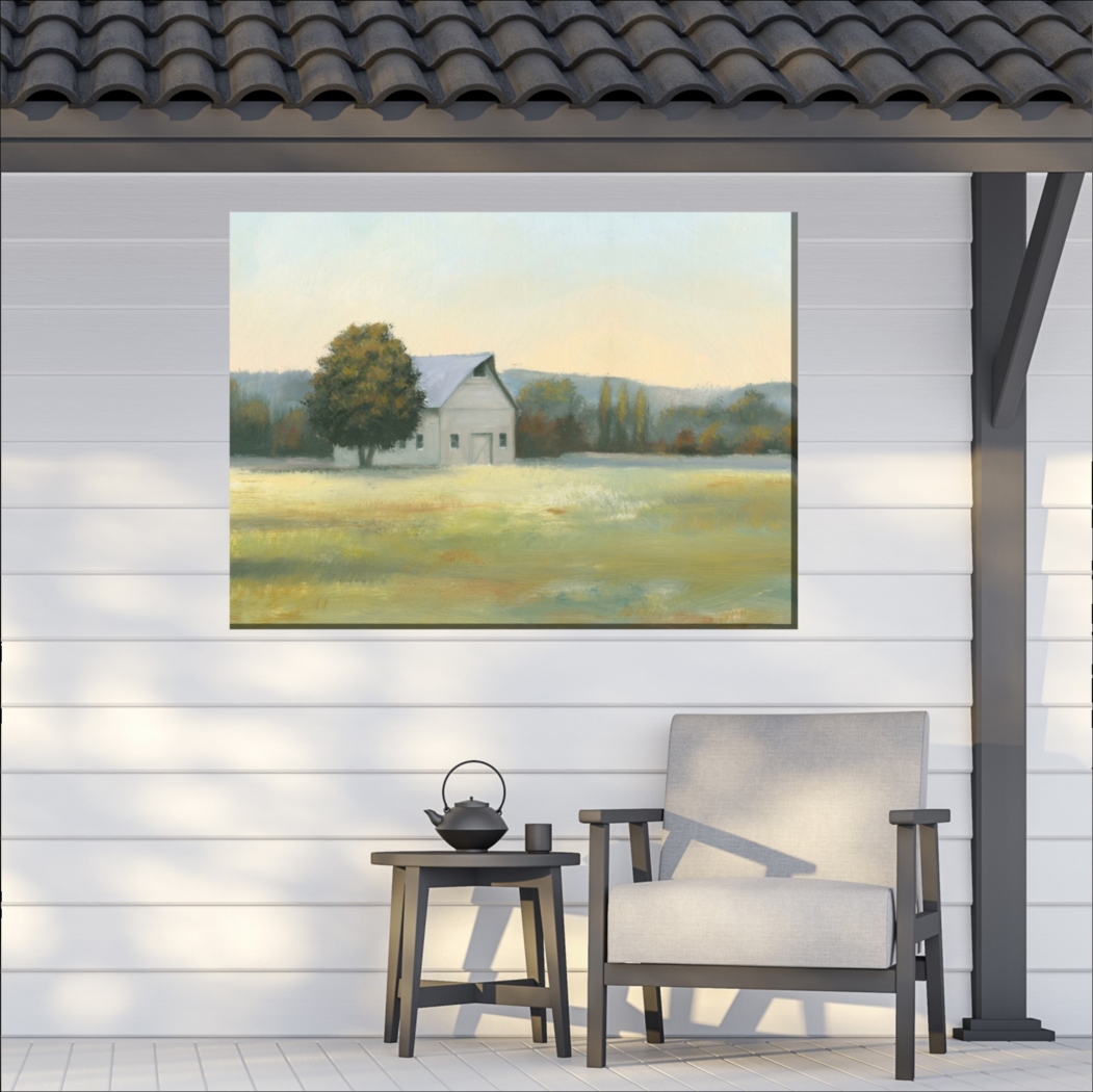 Morning Farm Green Indoor/Outdoor Wall Art - Thumbnail - Image 2